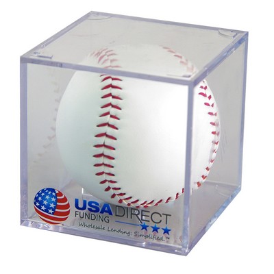 Baseball Acrylic Cube Display Case