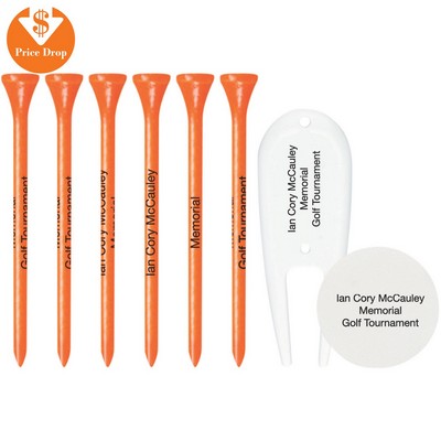 6 Plus Golf Tees/1 Dvf/1 Pwn