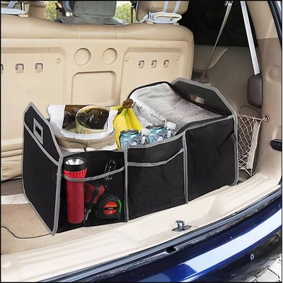 Expandable Auto Trunk Organizer w/Cooler Compartment