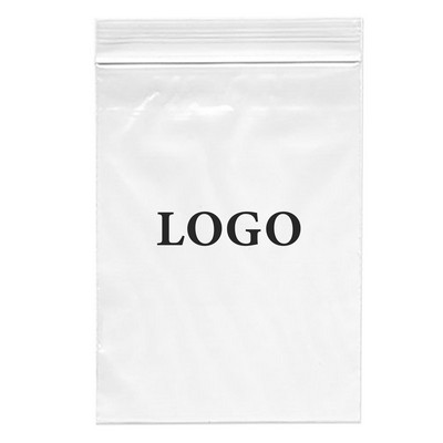 Zip Lock Printed Bags 4 Mil. (Ink Imprinted) 13" x 18"