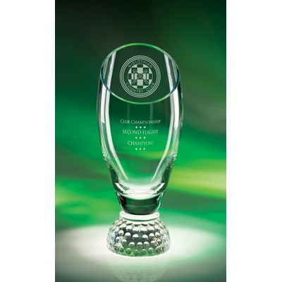 12" Profile Cup Crystal Golf Award