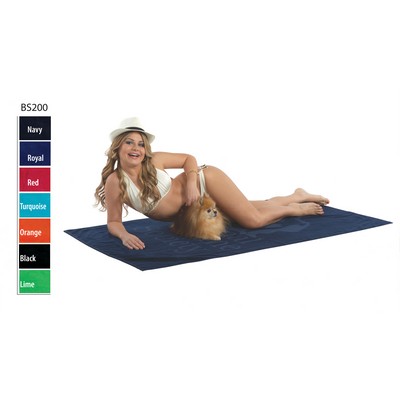 35" x 70", 20 lb., Deluxe Heavyweight Color Velour Beach Towel (Blank)