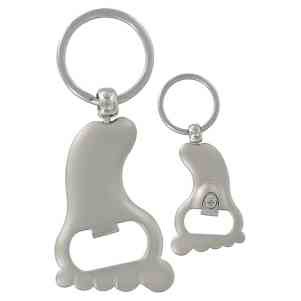 Foot Shaped Bottle Opener Keychain (Domestic Production)