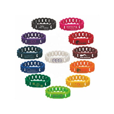 Twisted Silicone Bracelet