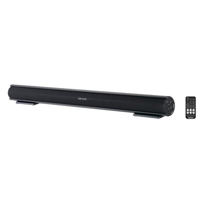 Jensen® Wall Mountable 2.0-Channel Bluetooth Soundbar Speaker w/ Radio