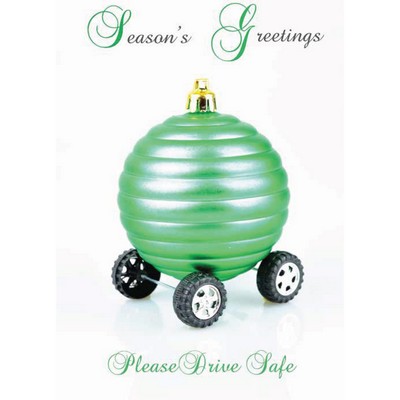 Ornamental Vehicle Season's Greetings Greeting Card