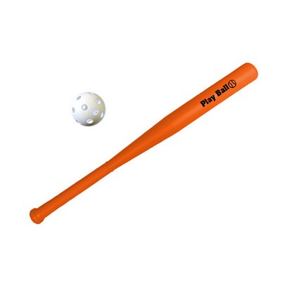 Plastic Baseball Bat w/Ball Set