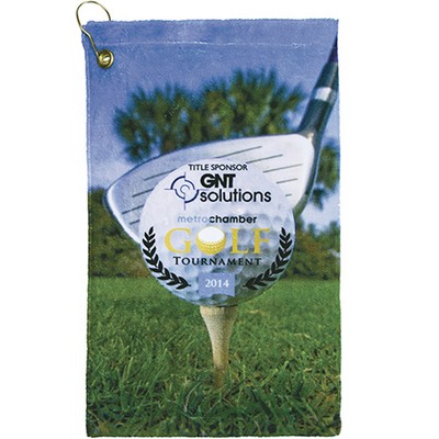 Microfiber Velour Golf Towel - 11" x 18"