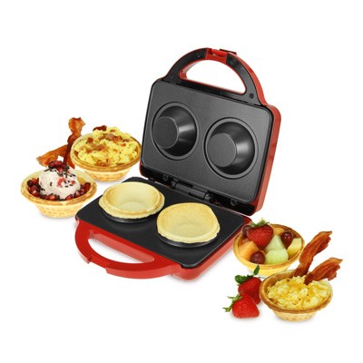 Red Waffle Bowl Maker