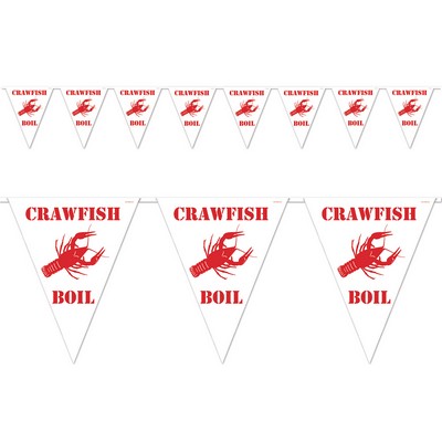 Crawfish Boil Pennant Banner