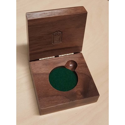 3" x 3" - Hardwood Box - Coin Box