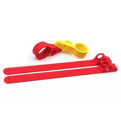 Whistle Silicone Slap Wristband