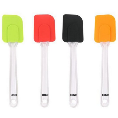 9.8" Silicone Baking Spatula w/Clear Handle