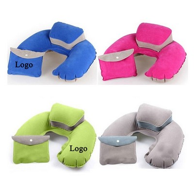 U-Shape Inflatable Travel Pillow