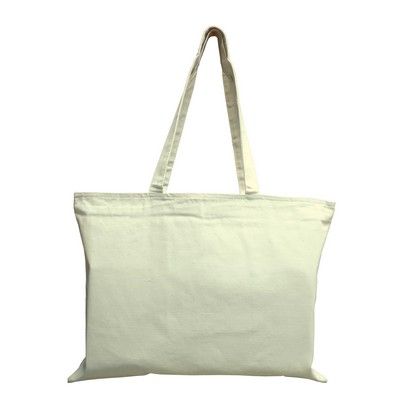 Basic Zipper Tote Bag - Blank (20"x15")