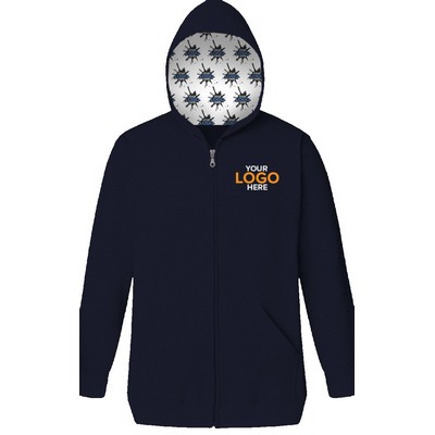 Essential Zip Front Hoodie w/Sublimated Hood