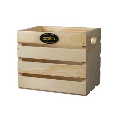 6 Pack Beer Wood Crate