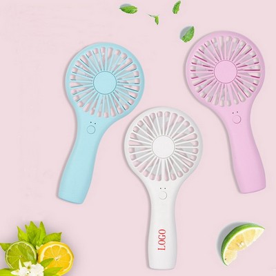 Mini Cute Handheld Fan Battery Operated Small Personal Portable USB Rechargeable Fan