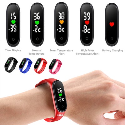 2 in 1 Bracelet Thermometer w/Watch