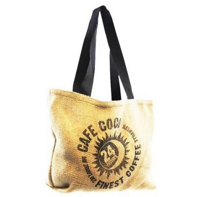 Burlap Tote - Basic Unlined