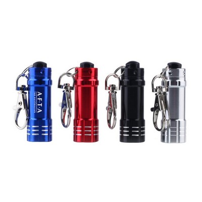 3 LED Aluminum Flashlight Keychain