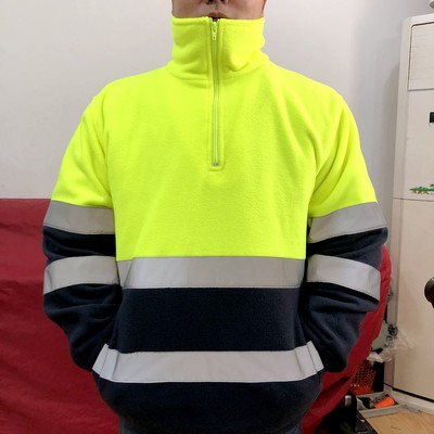 Hi-Vis Zipped Sweatshirt