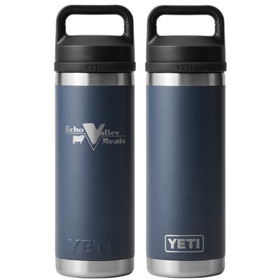 YETI Rambler 18 Oz Bottle with Chug Cap - Laser Engraved