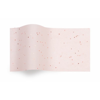 Gemstone Rose Gold On Blush Wrapping Tissue (20"x30")