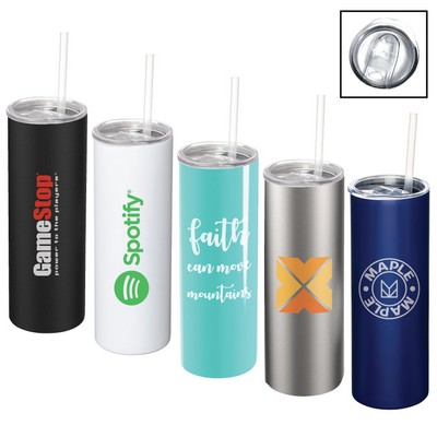 Neptune Skinny 20 oz. Stainless Steel Vacuum Insulated Tumbler