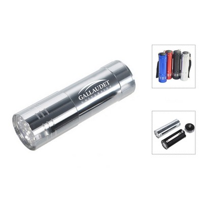 9 Led Metal Flashlight