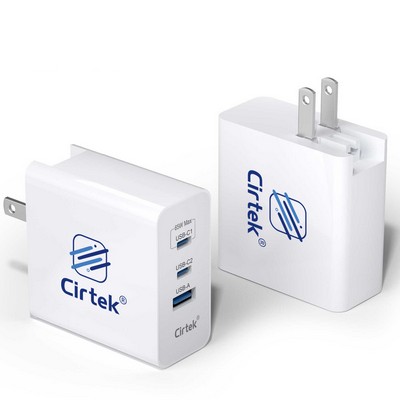 Cirtek® Foldable 65W GaN Fast Charger