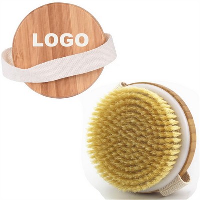 Natural Bamboo Dry Body Bath Brush