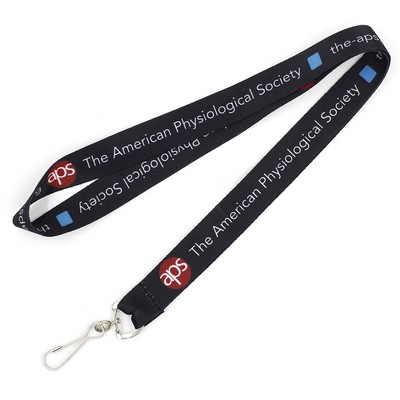 1/2" Wide Dye Sublimated Smooth Neck Lanyards