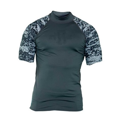 Premium Short Sleeve UPF 30+ Rash Guard Shirt