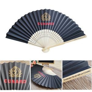 8" Folding Paper Fan Full Color Hand Held Fan