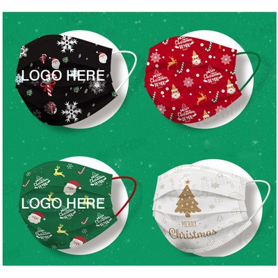 Christmas Adult Disposable Masks