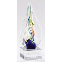 8¾" Superior Recognition Art Glass Sculpture