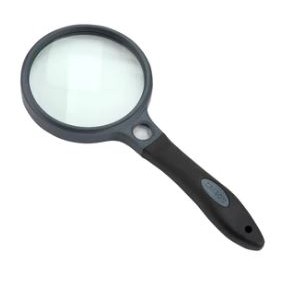 Carson® SureGrip™ 3.5" Scratch Resistant Magnifying Glass