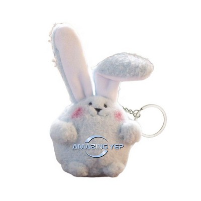 5.5" Keychain Squishmallow Plush Key Tag - Rabbit