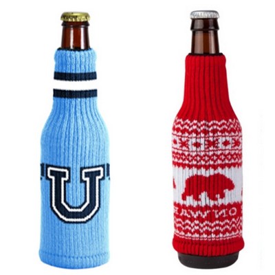 Christmas Knitted Bottle Cover