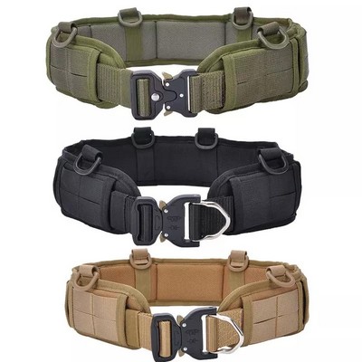 Waist Heavy Duty Metal Buckle Tactical Belt