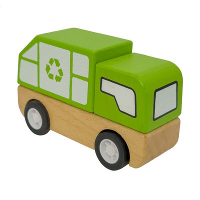 Wooden Recycling Truck