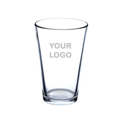 Clear Pint Glass, 16 oz.