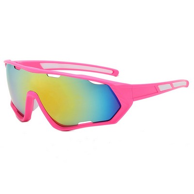 Oversized Side Shield sports Sunglasses