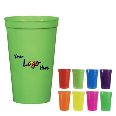 22 Oz Reusable Plastic Stadium Cup