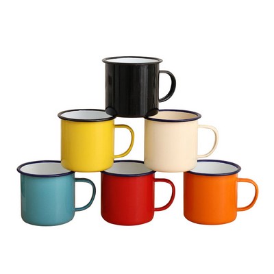 12oz Enamel Campfire Mugs