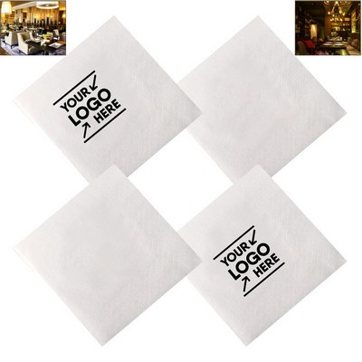 2-Ply White Dinner Napkin