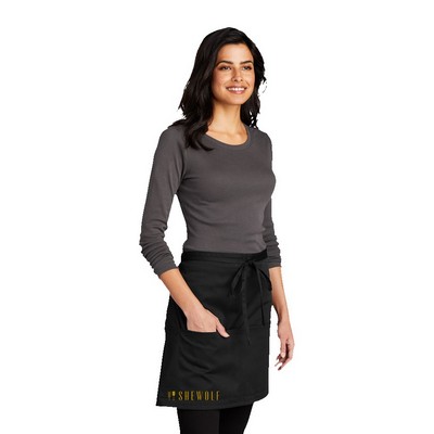 Port Authority® Easy Care Half Bistro Apron with Stain Release