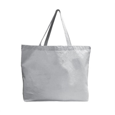 Canvas Jumbo Tote w/ Bottom Gusset