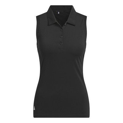 adidas Ladies Ultimate365 Solid Sleeveless Polo